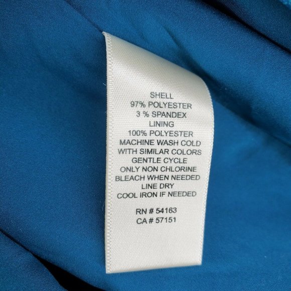 Harper Rose Tie Neck Sheath Dress in Peacock sz 4 - Picture 10 of 10